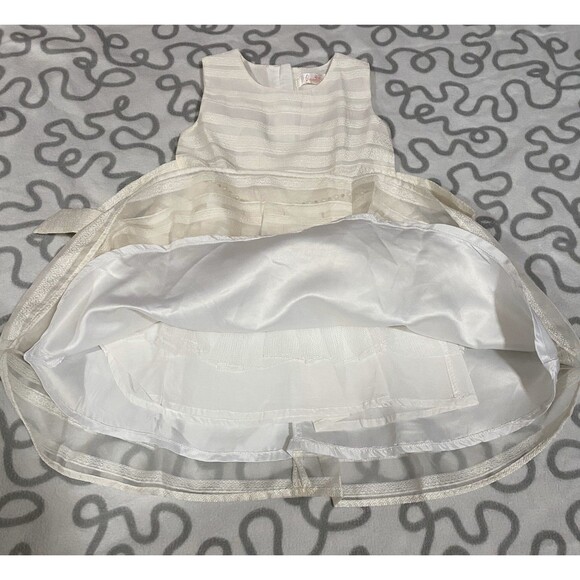 Bloom B Shirt Dress Girls Toddler 1- 2T Casual Formal Event White Sleeveless - Picture 3 of 8